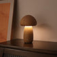 Veilleuse champignon en bois à commande tactile rechargeable