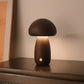 Veilleuse champignon en bois à commande tactile rechargeable