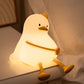 Veilleuse animale rechargeable en silicone à commande tactile