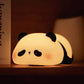 Veilleuse animale rechargeable en silicone à commande tactile