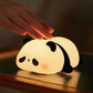 Veilleuse animale rechargeable en silicone à commande tactile