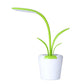 Lampe de bureau plante rechargeable à tige flexible