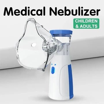 Nébuliseur portable à membrane avec masques enfant et adulte