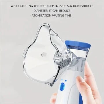 Nébuliseur portable à membrane avec masques enfant et adulte