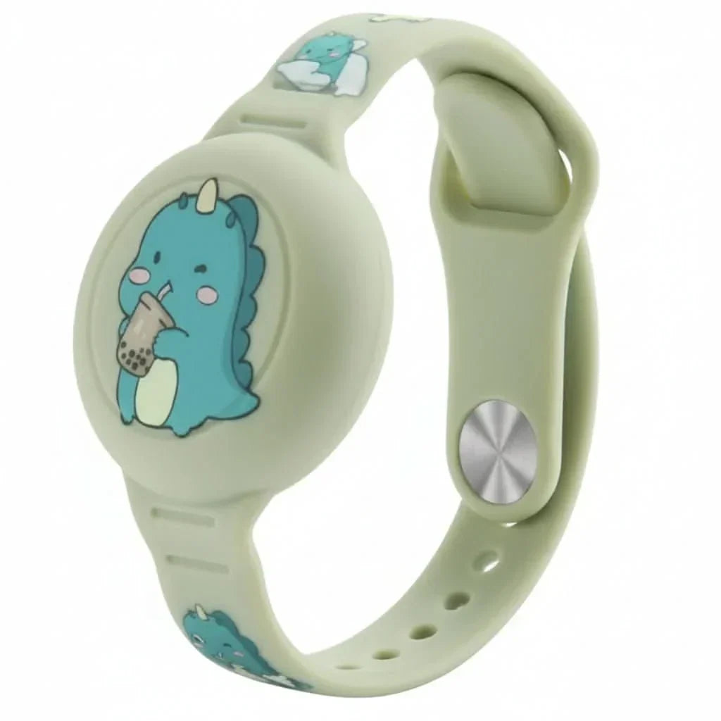Bracelet enfant en silicone avec support pour AirTag