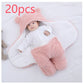 Couverture enveloppante bébé à capuche et jambes séparées