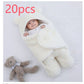 Couverture enveloppante bébé à capuche et jambes séparées