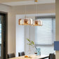 Suspension LED en verre translucide à hauteur réglable