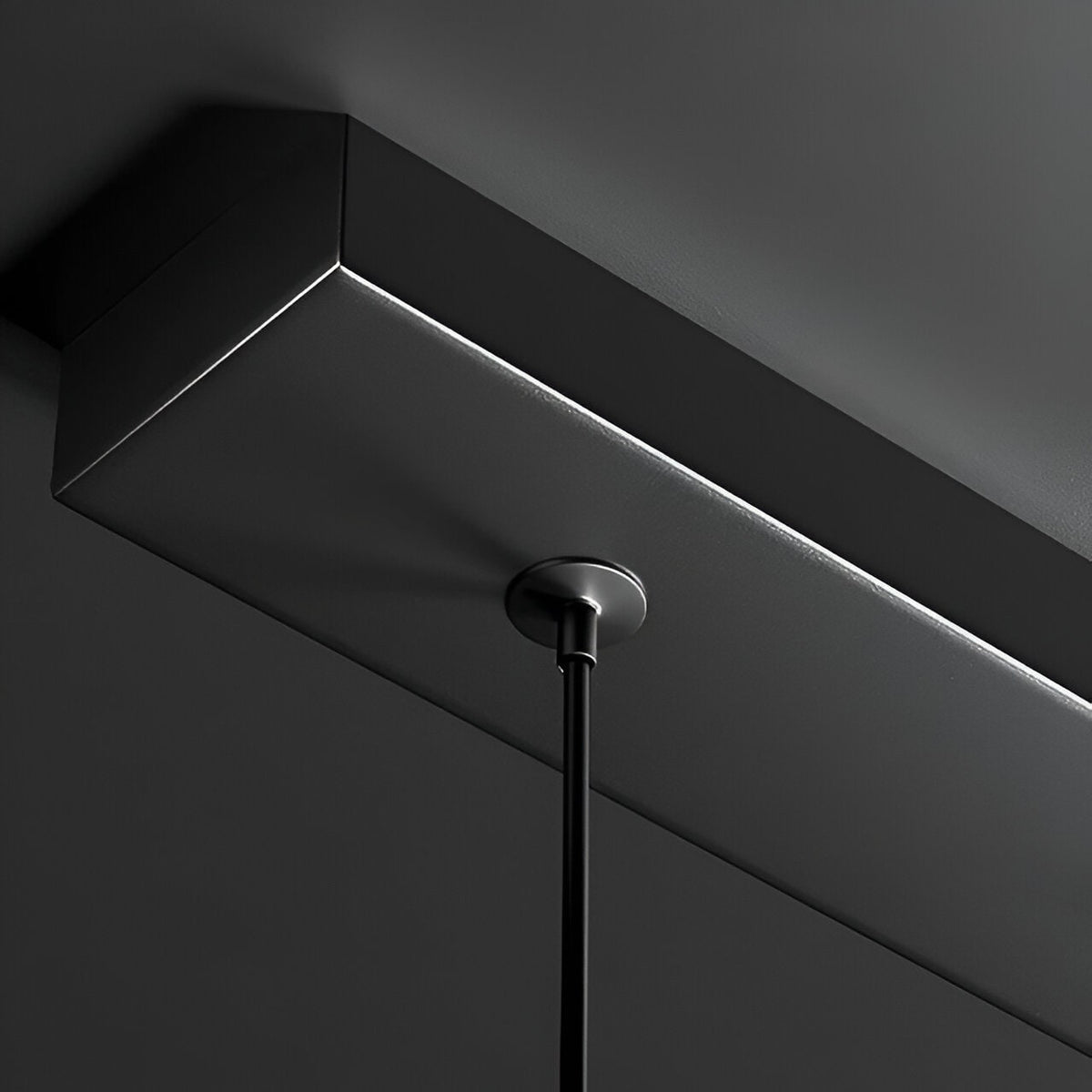 Suspension LED en verre translucide à hauteur réglable