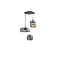 Suspension LED en verre translucide à hauteur réglable