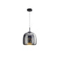 Suspension LED en verre translucide à hauteur réglable