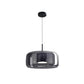 Suspension LED en verre translucide à hauteur réglable