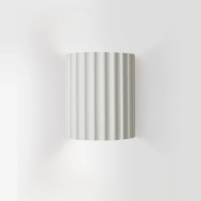 Applique intérieure striée à éclairage haut et bas, culot E27