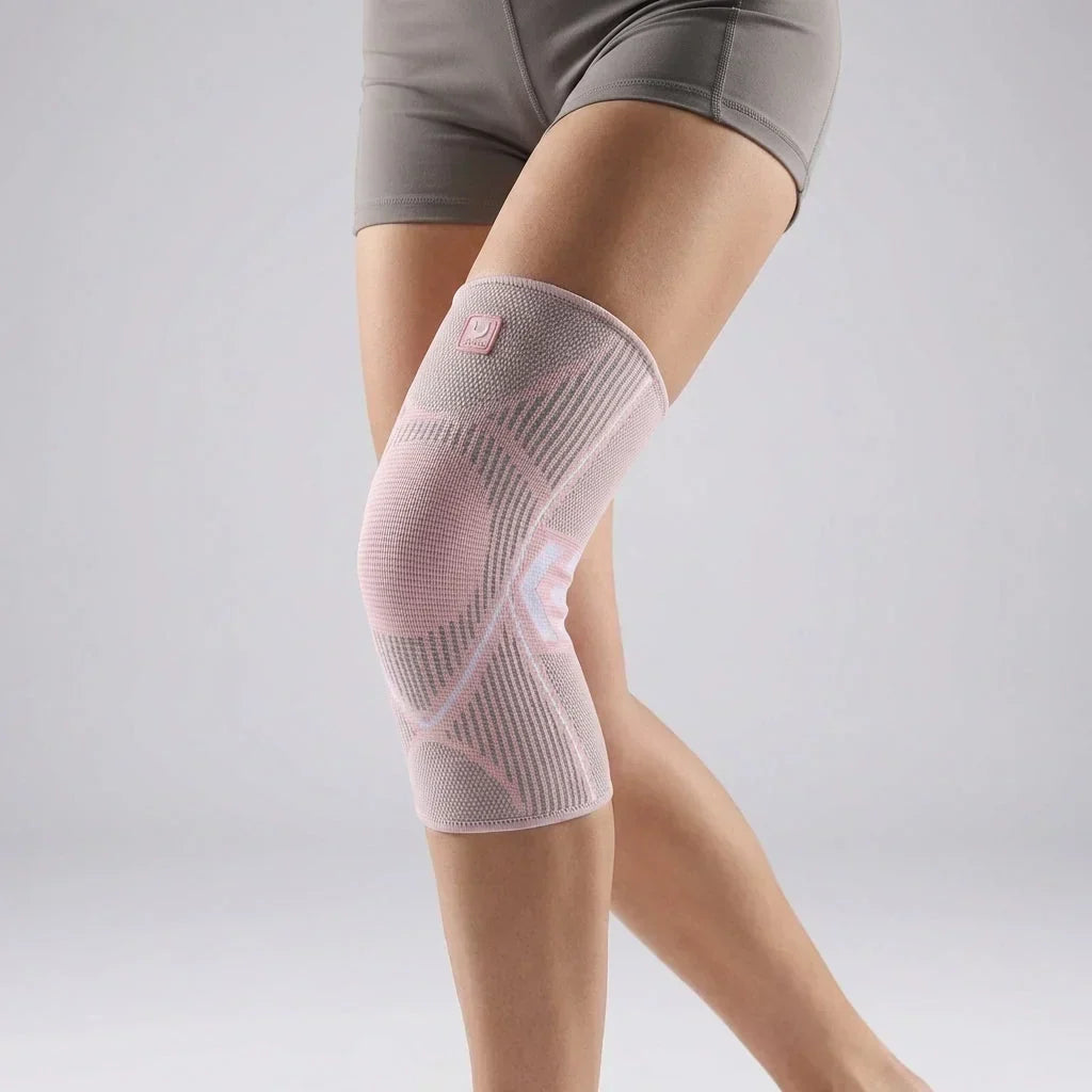 Genouillère élastique en maille respirante avec bande silicone