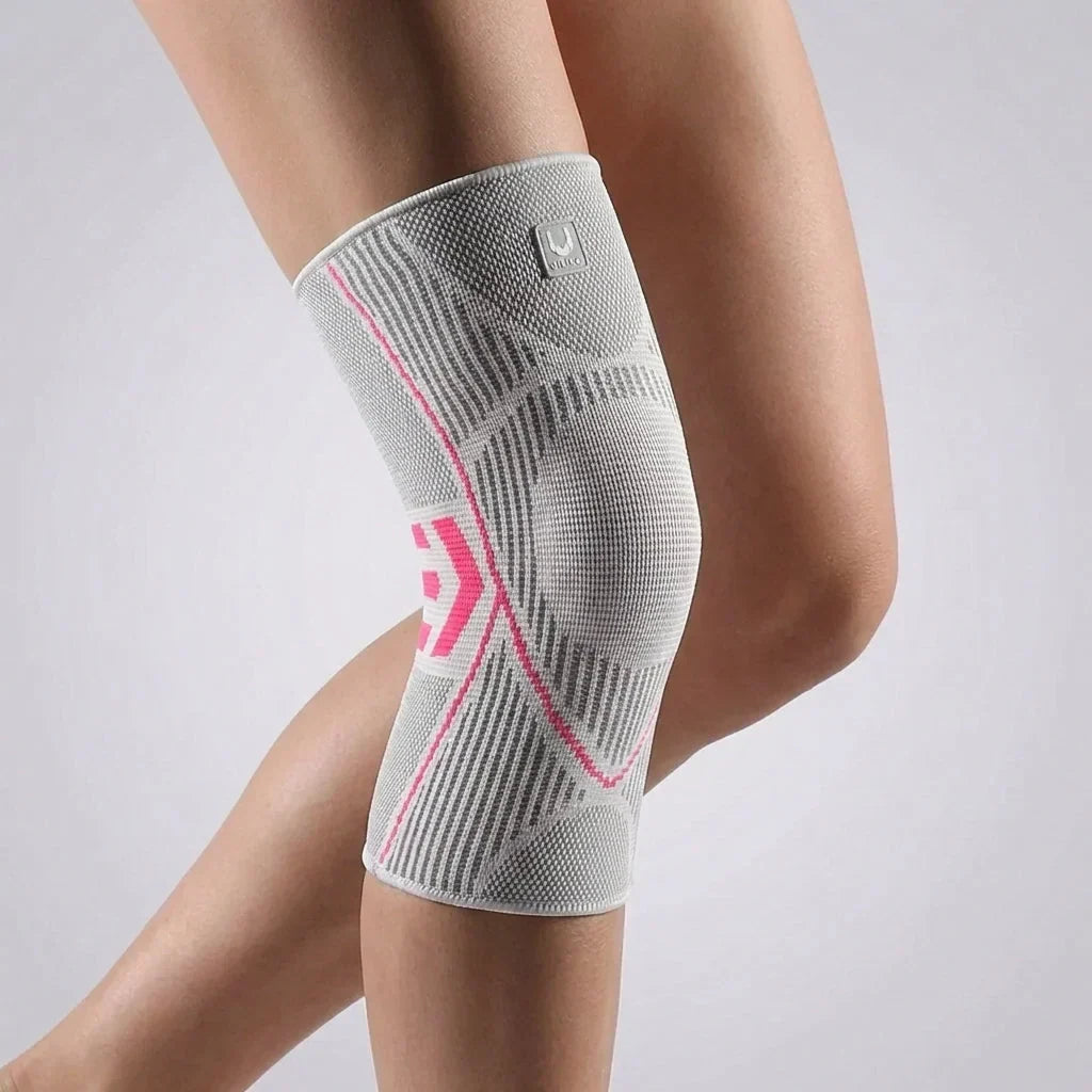 Genouillère élastique en maille respirante avec bande silicone