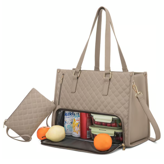 Sac pour ordinateur 15,6 pouces avec compartiment repas isotherme