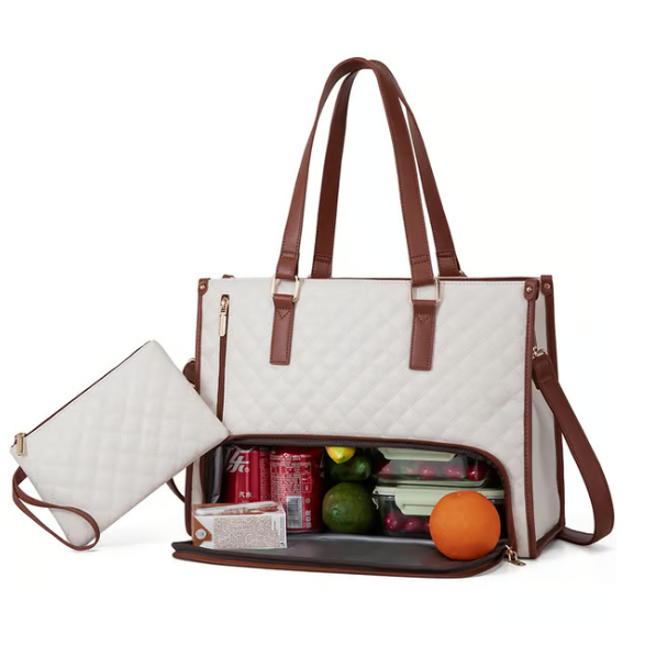 Sac pour ordinateur 15,6 pouces avec compartiment repas isotherme