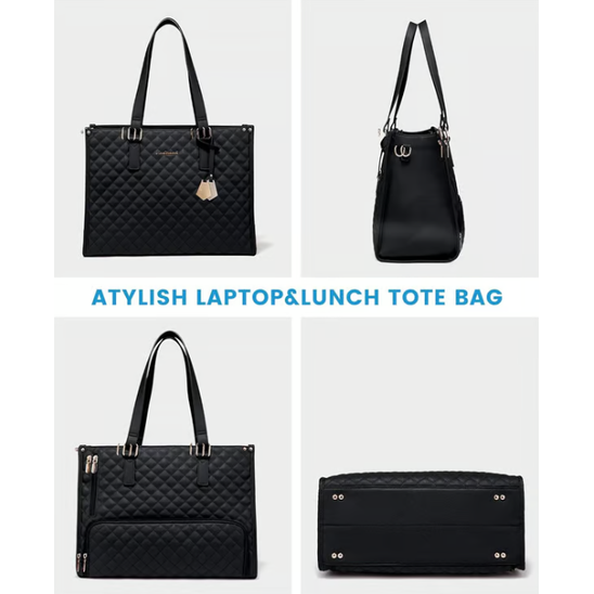 Sac pour ordinateur 15,6 pouces avec compartiment repas isotherme