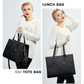 Sac pour ordinateur 15,6 pouces avec compartiment repas isotherme