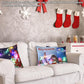 Housse de coussin de Noël lumineuse à LED, 45 × 45 cm