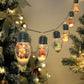 Guirlande LED de Noël à ampoules décoratives avec figurines
