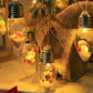 Guirlande LED de Noël à ampoules décoratives avec figurines