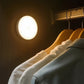 Lampe LED ronde à détecteur de mouvement et fixation magnétique
