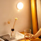 Lampe LED ronde à détecteur de mouvement et fixation magnétique
