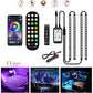 Kit d'éclairage LED RVB pour habitacle avec télécommande