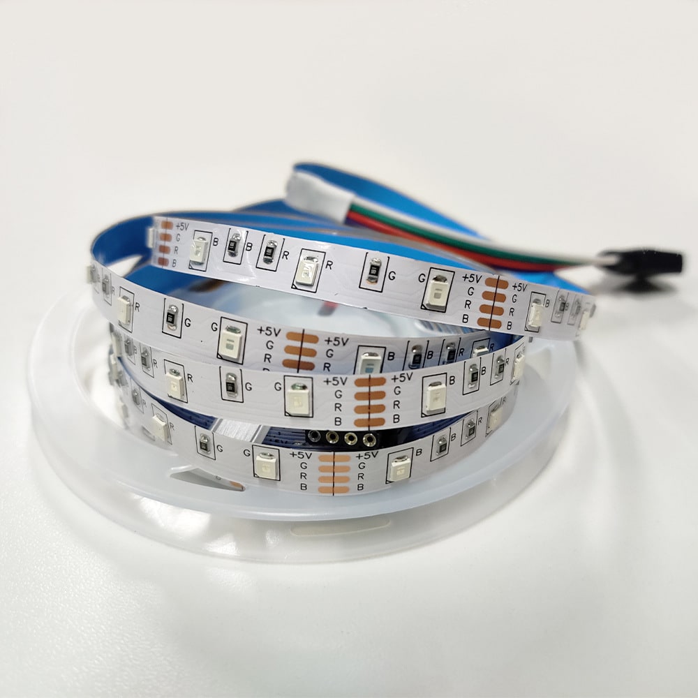 Ruban LED RVB USB avec télécommande, de 1 à 5 m