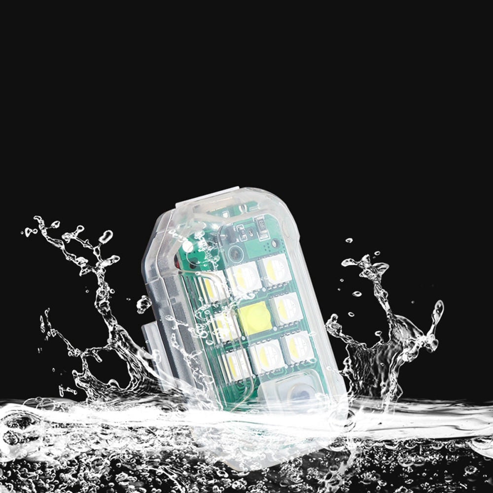 Feu LED rechargeable à télécommande pour fixation arrière
