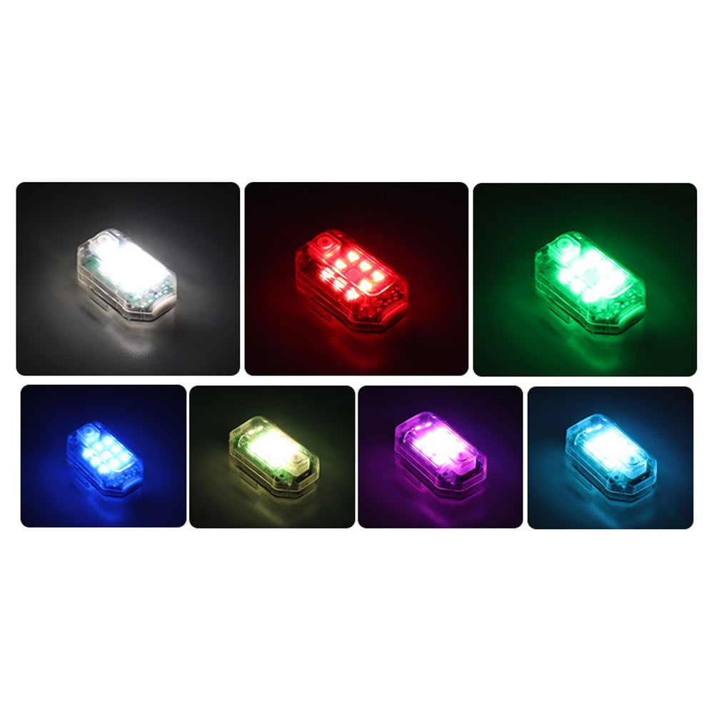 Feu LED rechargeable à télécommande pour fixation arrière
