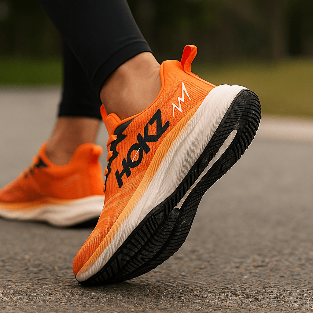 Chaussures de sport à lacets en maille avec semelle en mousse