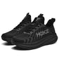 Chaussures de sport à lacets en maille avec semelle en mousse