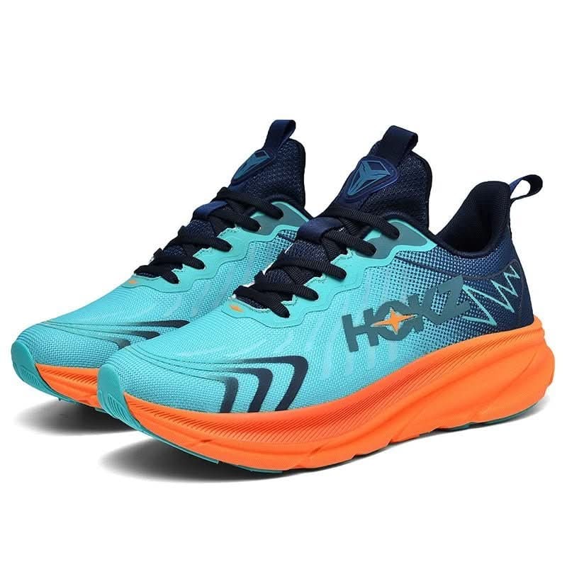 Chaussures de sport à lacets en maille avec semelle en mousse