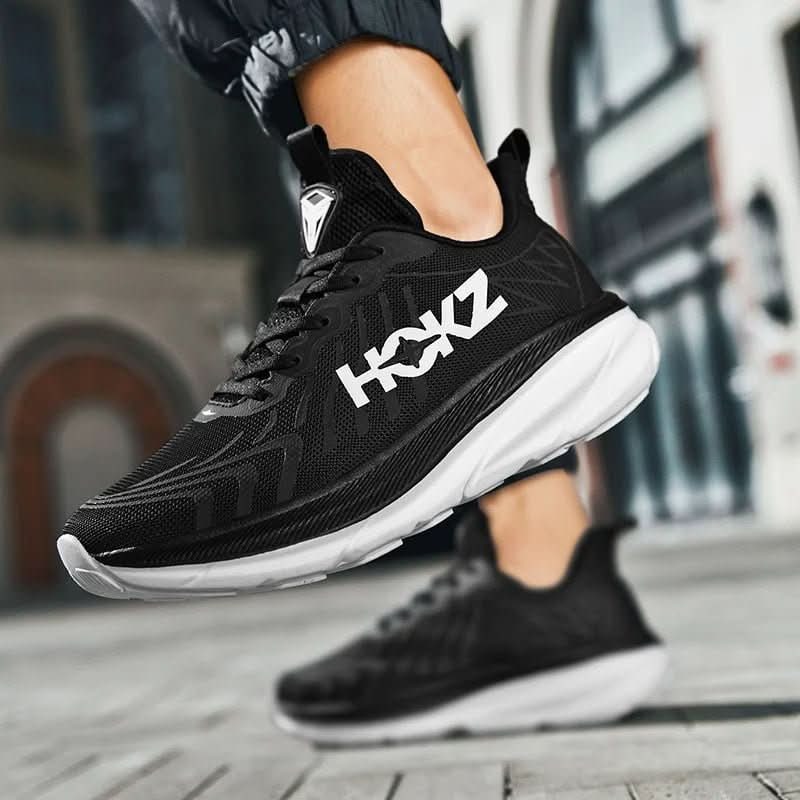 Chaussures de sport à lacets en maille avec semelle en mousse