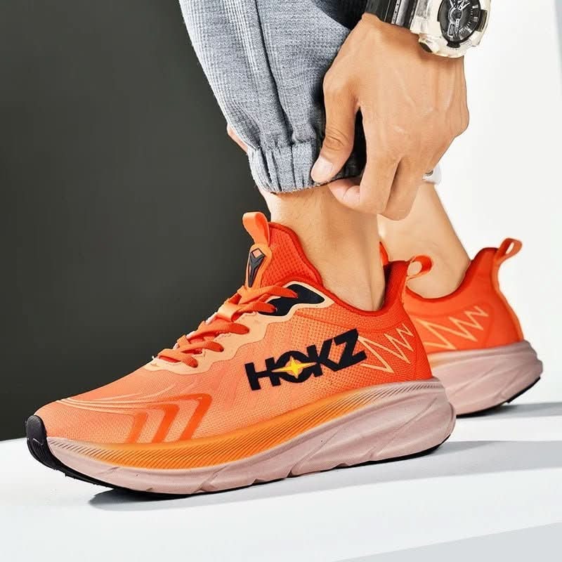 Chaussures de sport à lacets en maille avec semelle en mousse