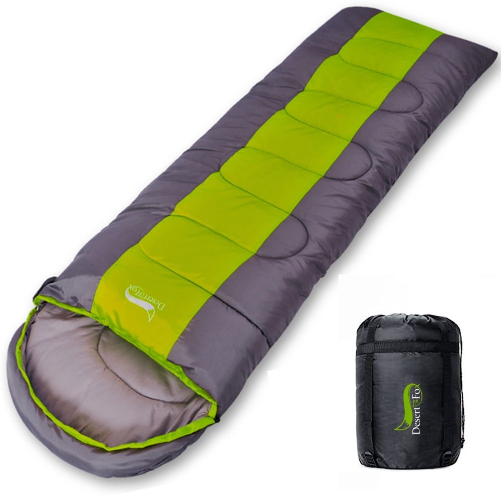 Sac de couchage à capuche avec housse de compression