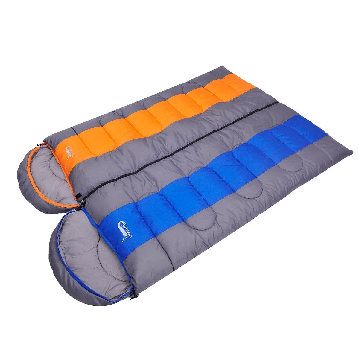 Sac de couchage à capuche avec housse de compression
