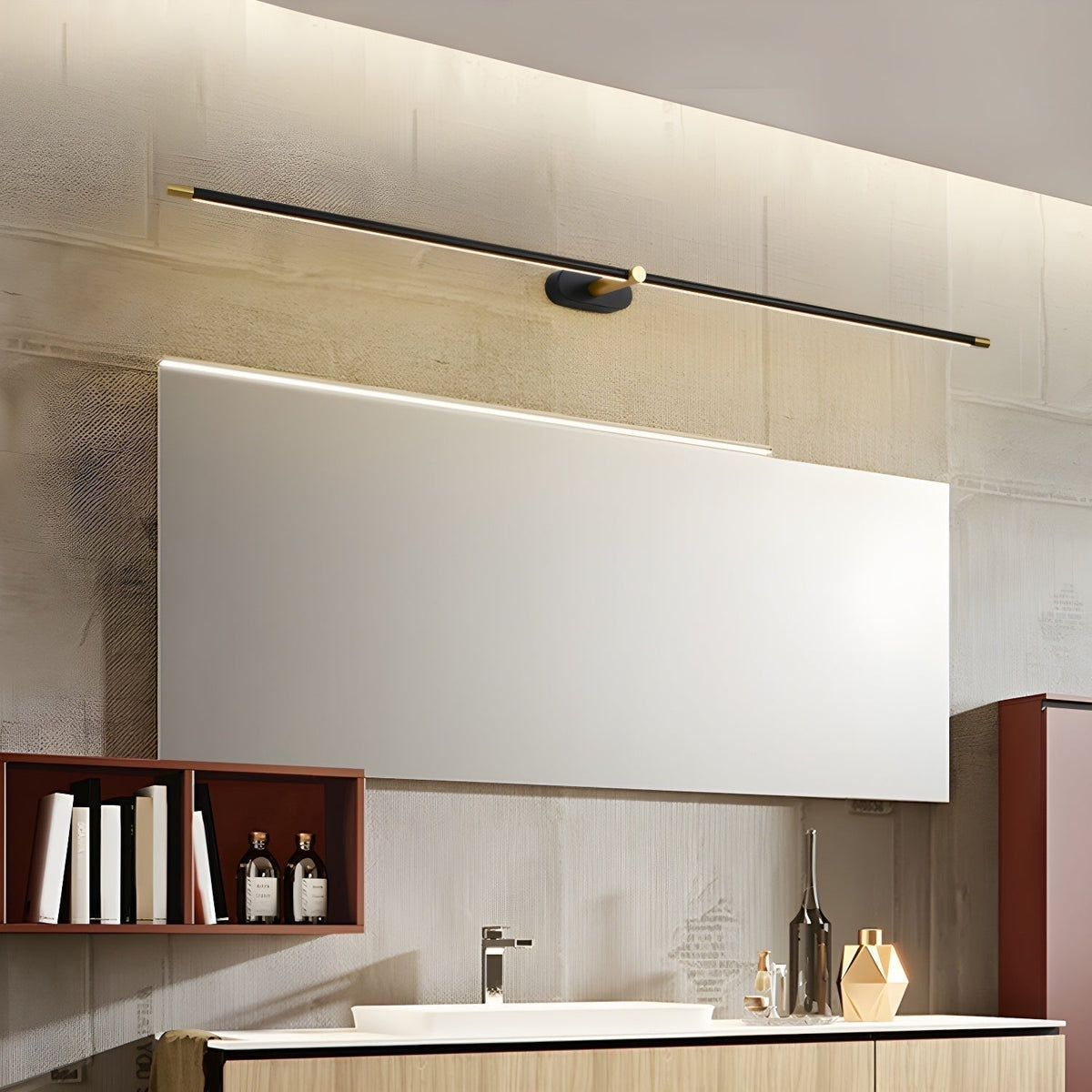 Applique LED linéaire sans fil rechargeable
