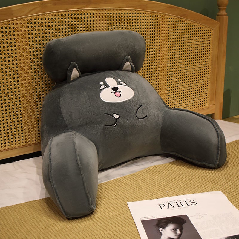 Coussin de lecture avec accoudoirs et appui-nuque amovible