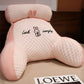 Coussin de lecture avec accoudoirs et appui-nuque amovible