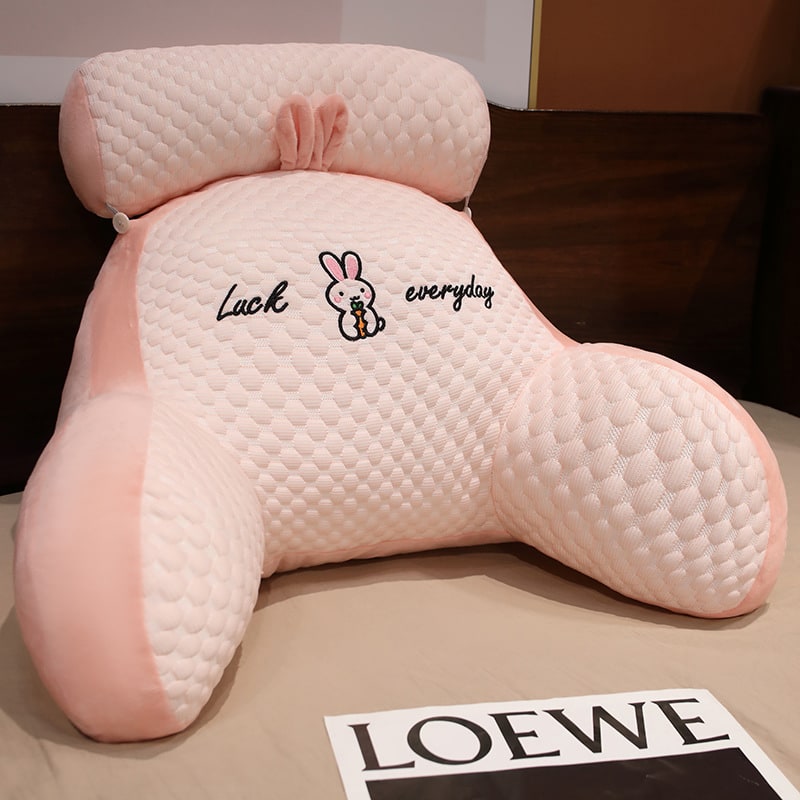 Coussin de lecture avec accoudoirs et appui-nuque amovible