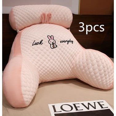 Coussin de lecture avec accoudoirs et appui-nuque amovible