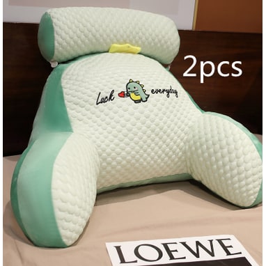 Coussin de lecture avec accoudoirs et appui-nuque amovible