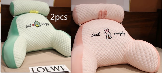 Coussin de lecture avec accoudoirs et appui-nuque amovible