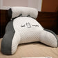 Coussin de lecture avec accoudoirs et appui-nuque amovible