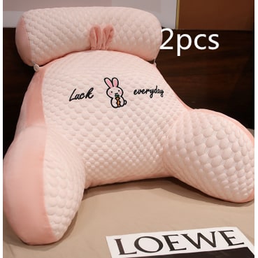 Coussin de lecture avec accoudoirs et appui-nuque amovible