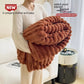 Couverture en fausse fourrure double face avec option taie assortie