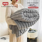 Couverture en fausse fourrure double face avec option taie assortie